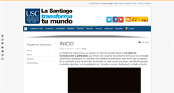 Desktop Screenshot of plataformainteractiva.usc.edu.co
